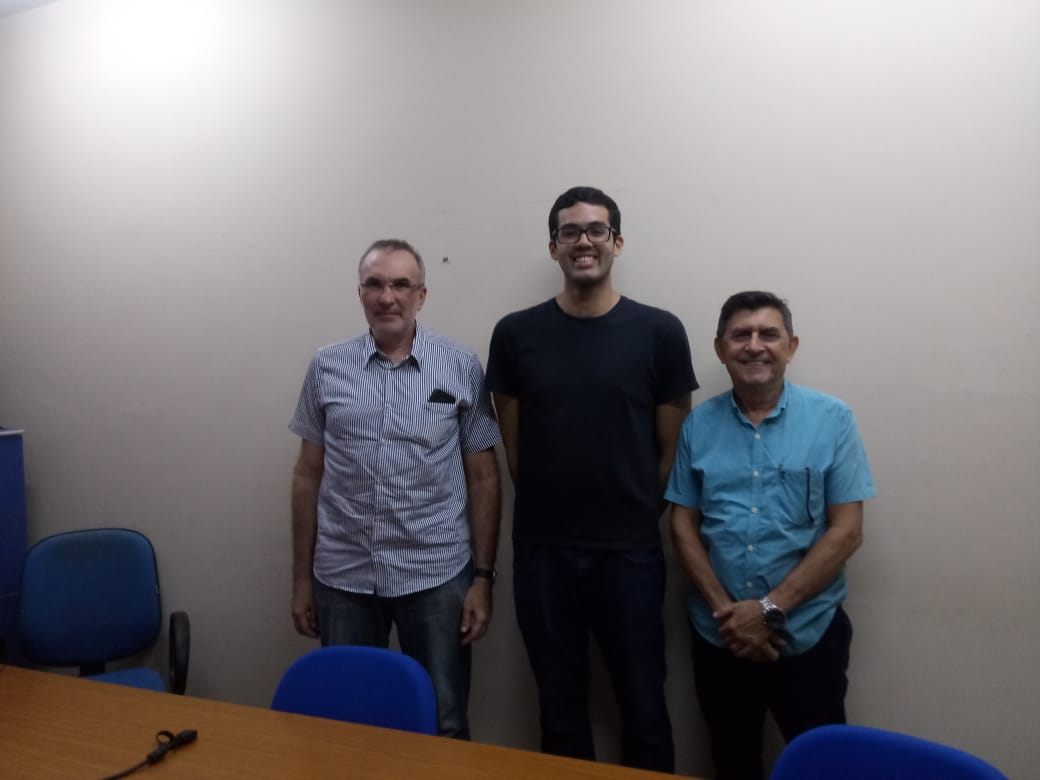 Professor Max Chianca, myself and professor Marcos Dias.