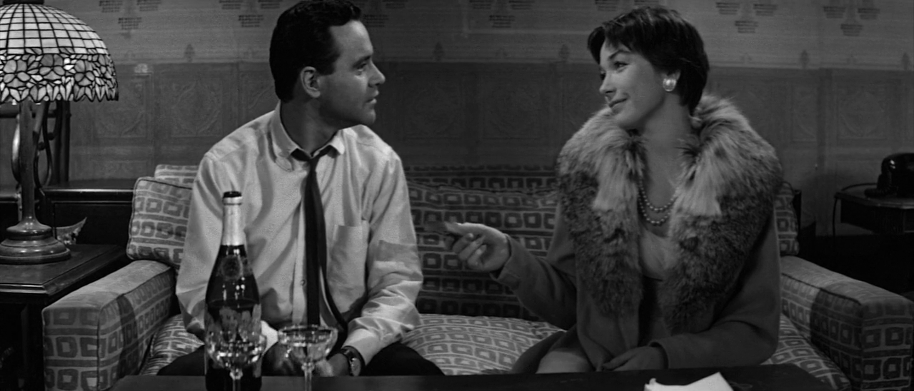 Shot from the movie The Apartment, made in 1960