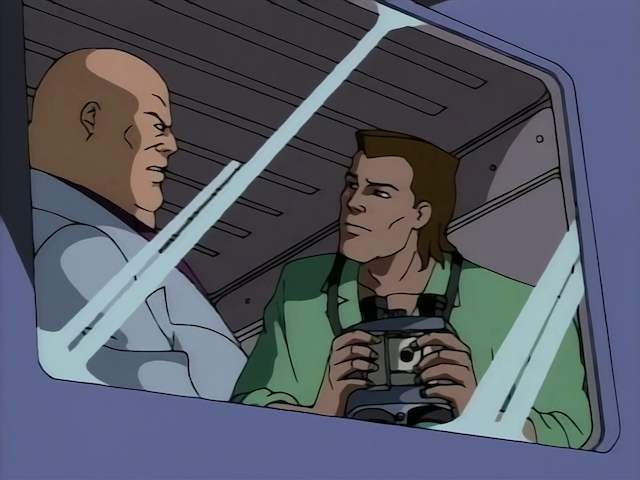 Shot from the twelfth episode of the Spider-Man 1994 television series.