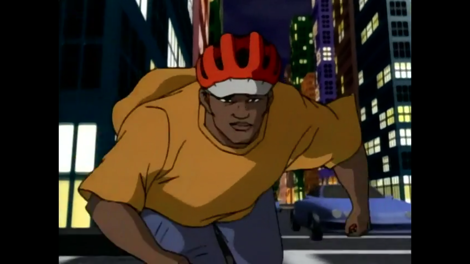 Shot from the fifth episode of the third season of the Spider-Man 1994 television series.