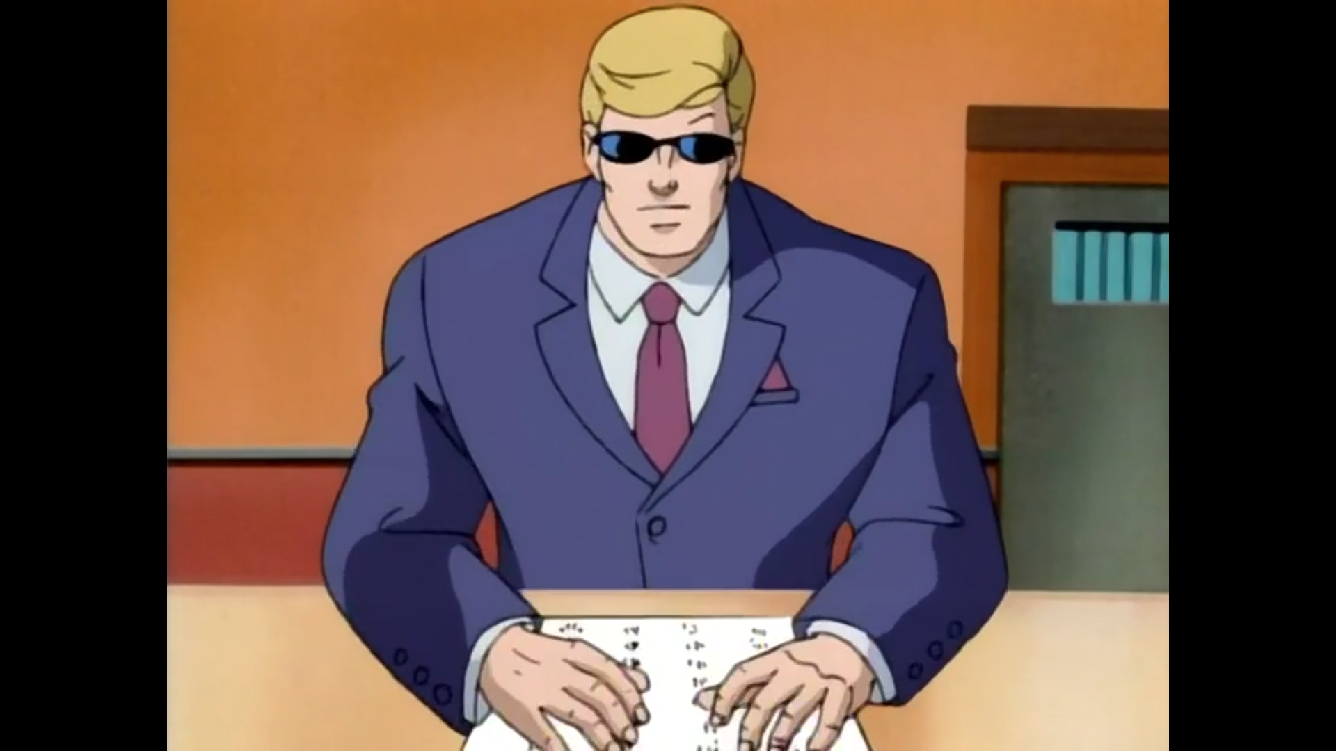 Shot from the sixth episode of the third season of the Spider-Man 1994 television series.