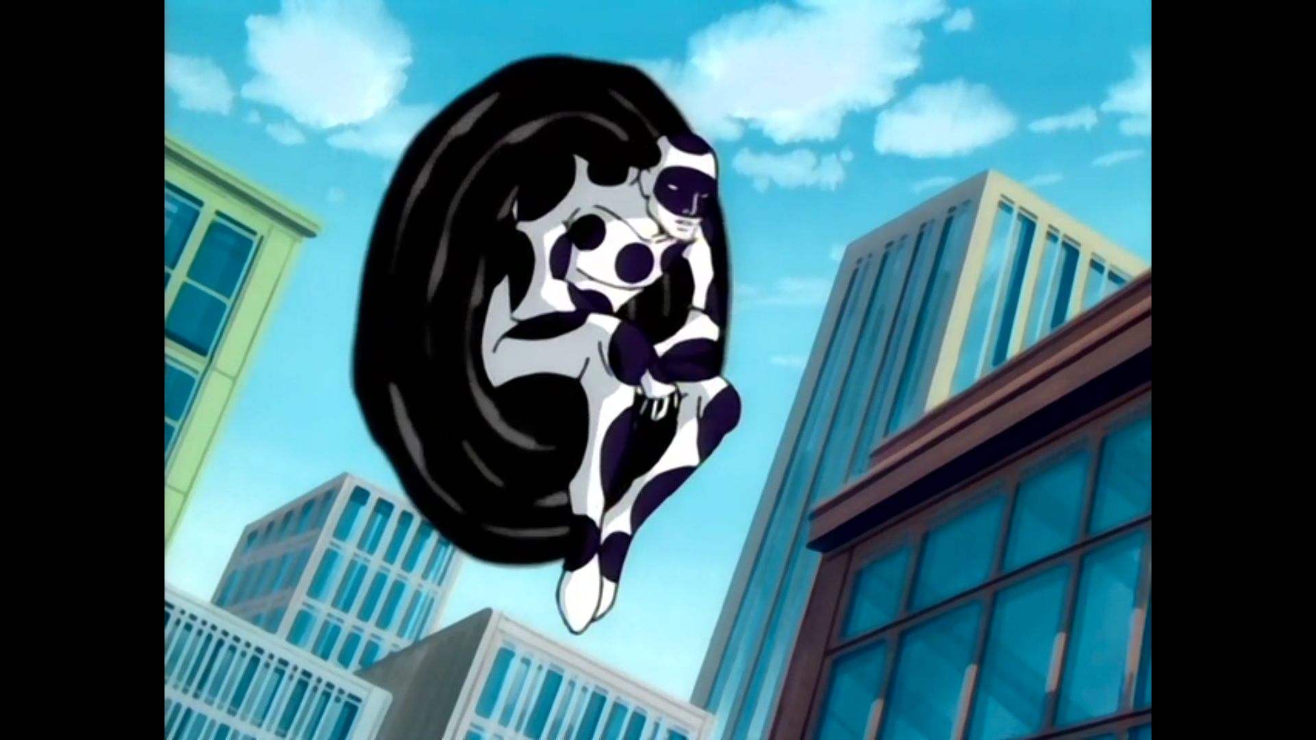Shot from the twelfth episode of the third season of the Spider-Man 1994 television series.