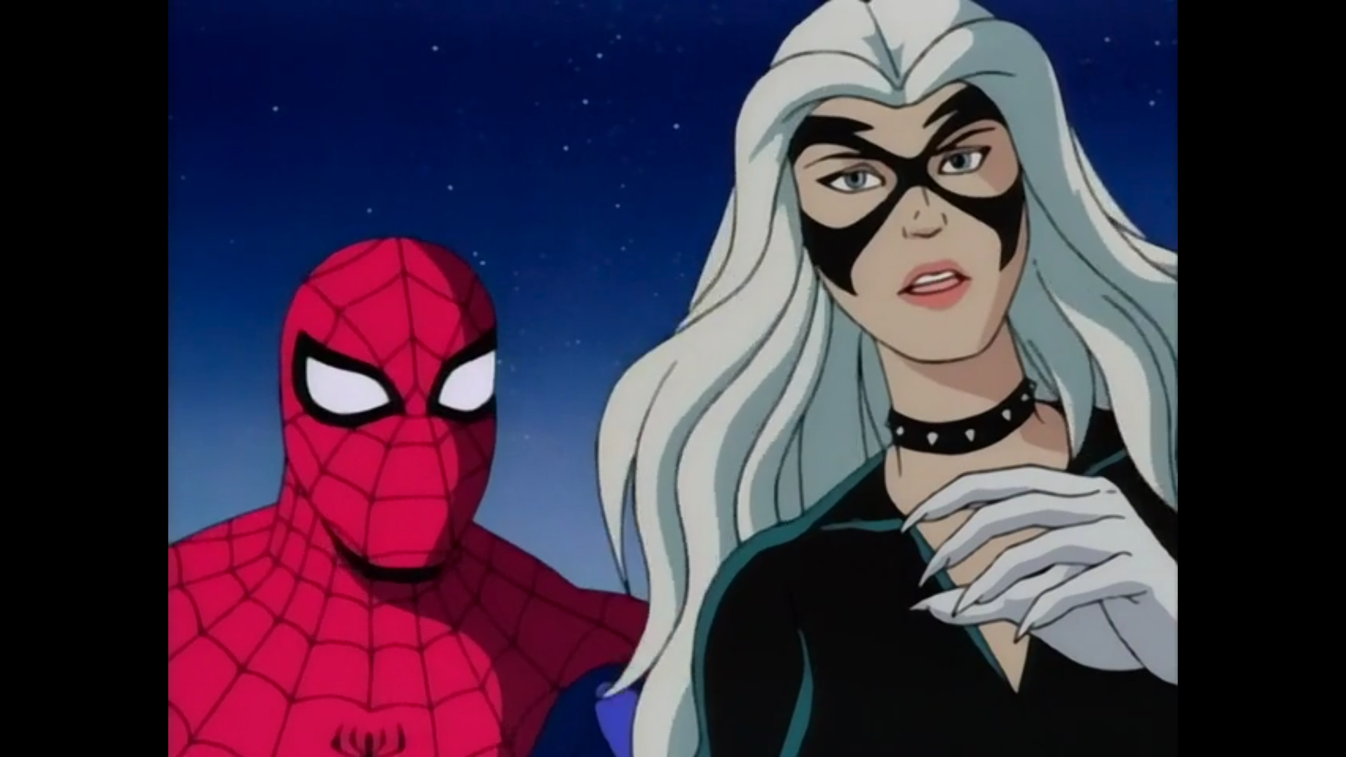 Shot from the fourth episode of the fourth season of the Spider-Man 1994 television series.