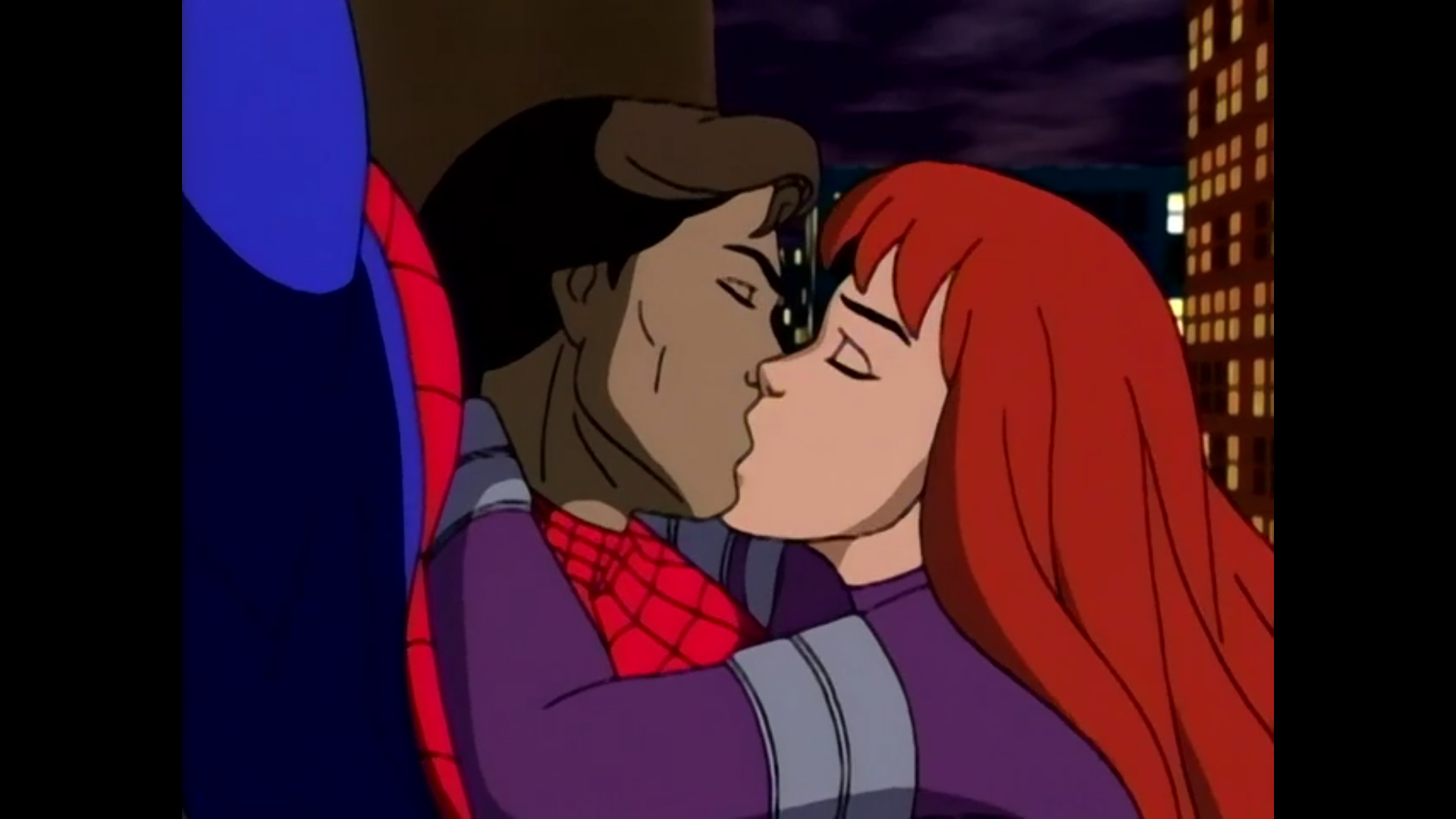 Shot from the tenth episode of the fourth season of the Spider-Man 1994 television series.