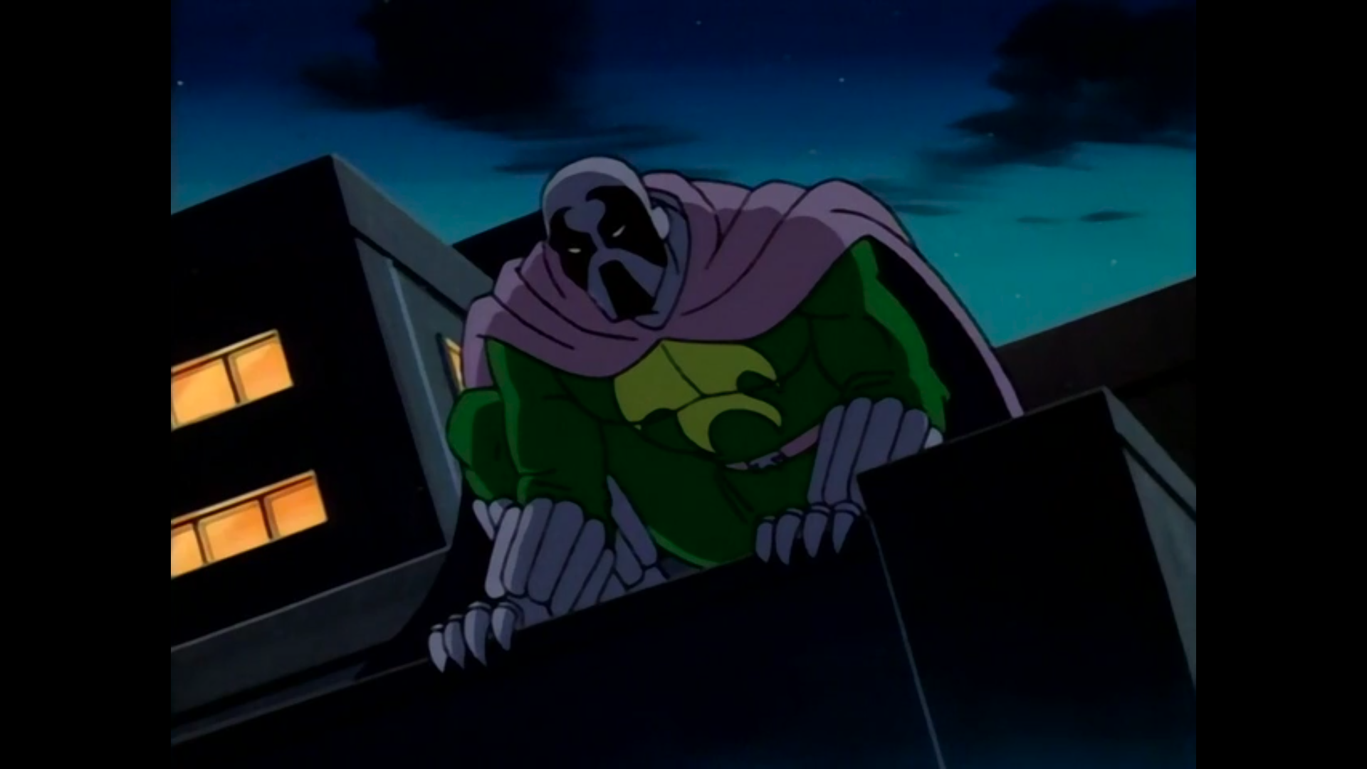 Shot from the eleventh episode of the fourth season of the Spider-Man 1994 television series.