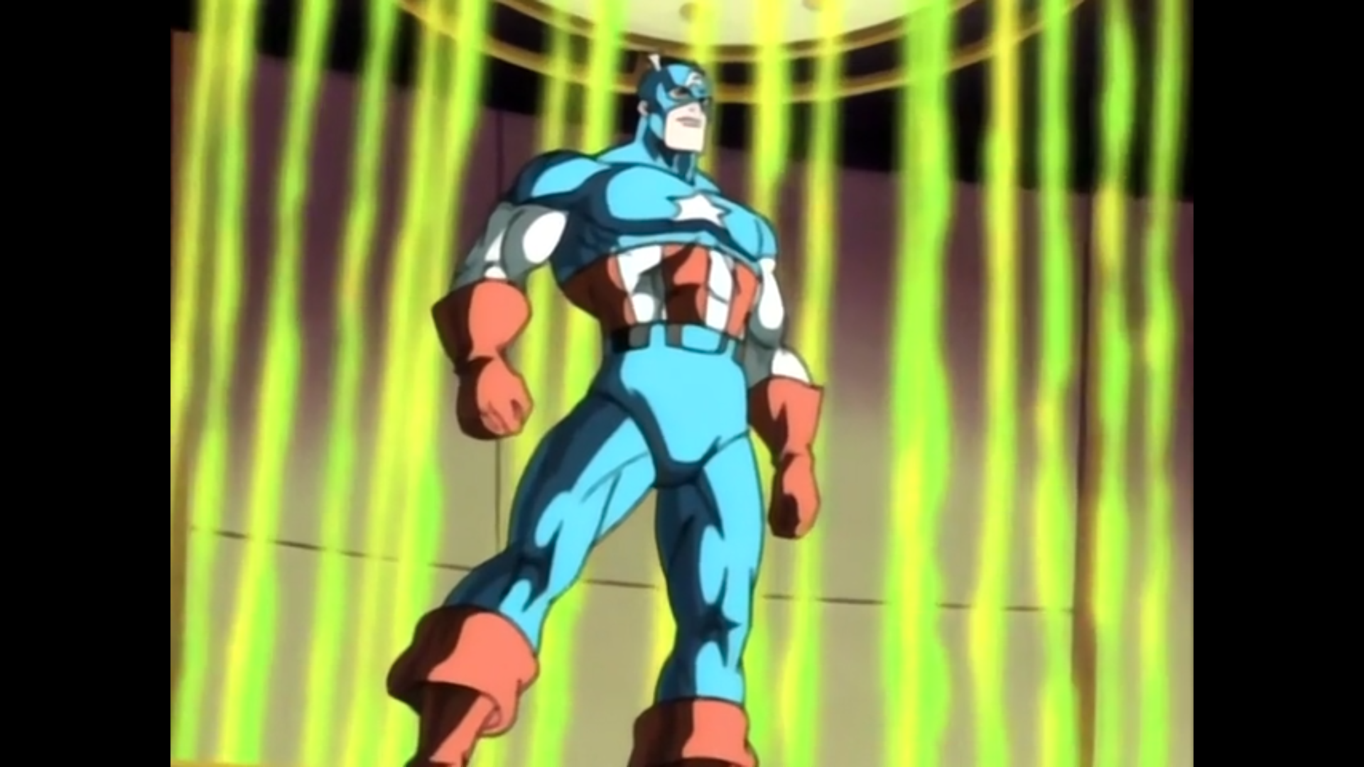 Shot from the fifth episode of the fifth season of the Spider-Man 1994 television series.