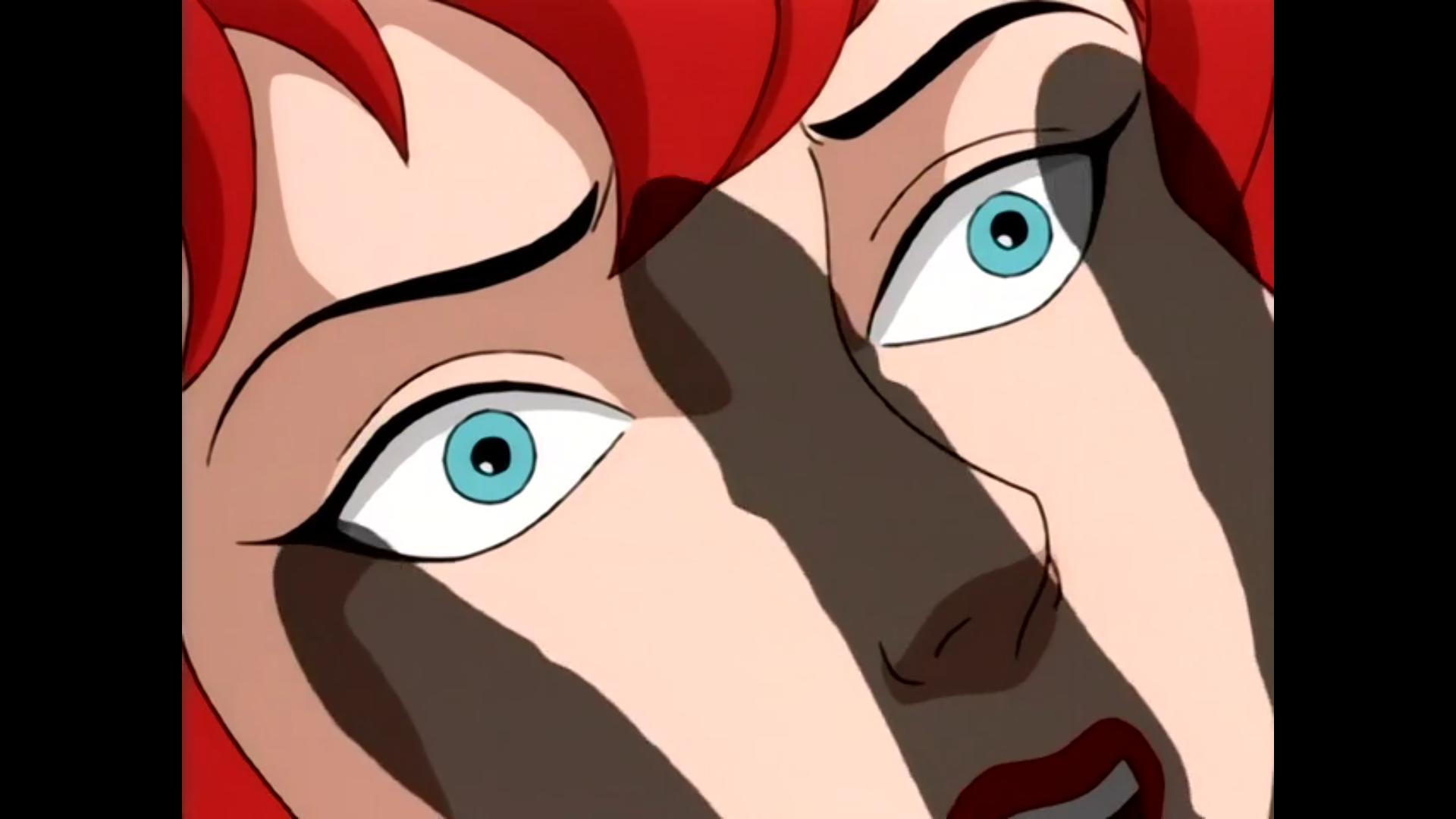 Shot from the seventh episode of the fifth season of the Spider-Man 1994 television series.