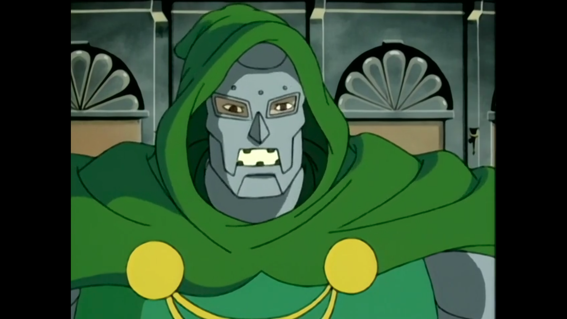 Shot from the eleventh episode of the fifth season of the Spider-Man 1994 television series.